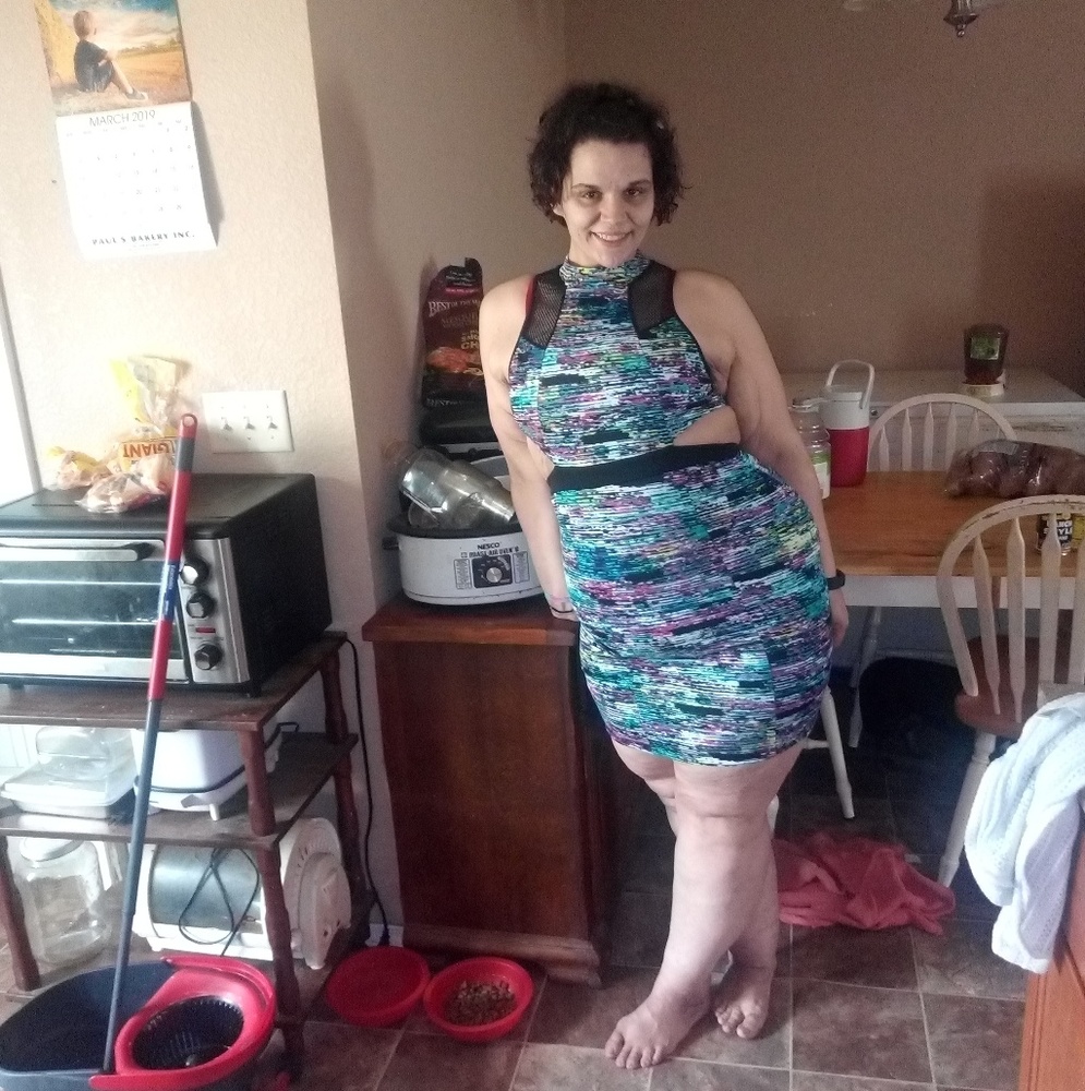 Purple formal dress